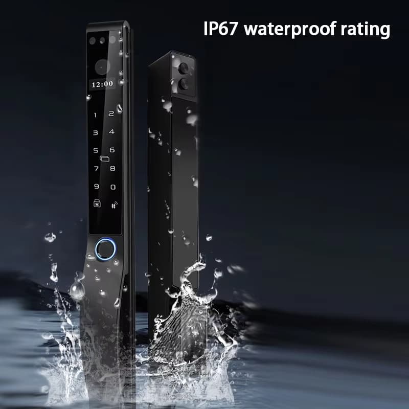 6x smart slim waterproof lock